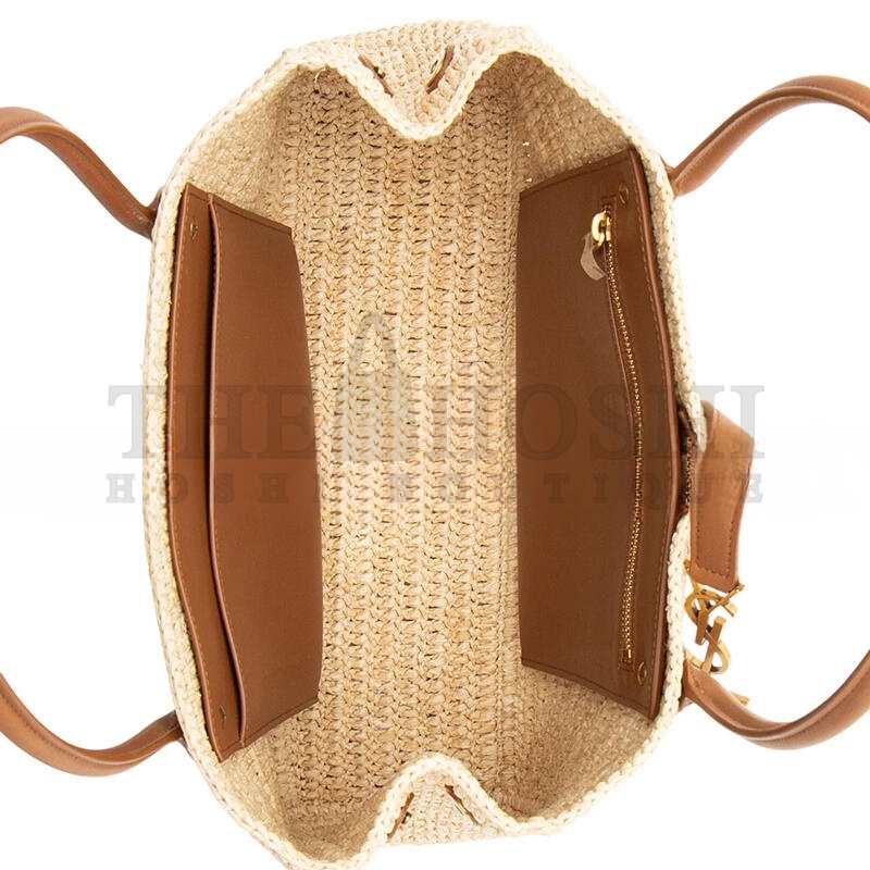 Y51 RAFFIA PANIER RECTANGLE TOTE 92886994 (29*21*9cm) Master Quality